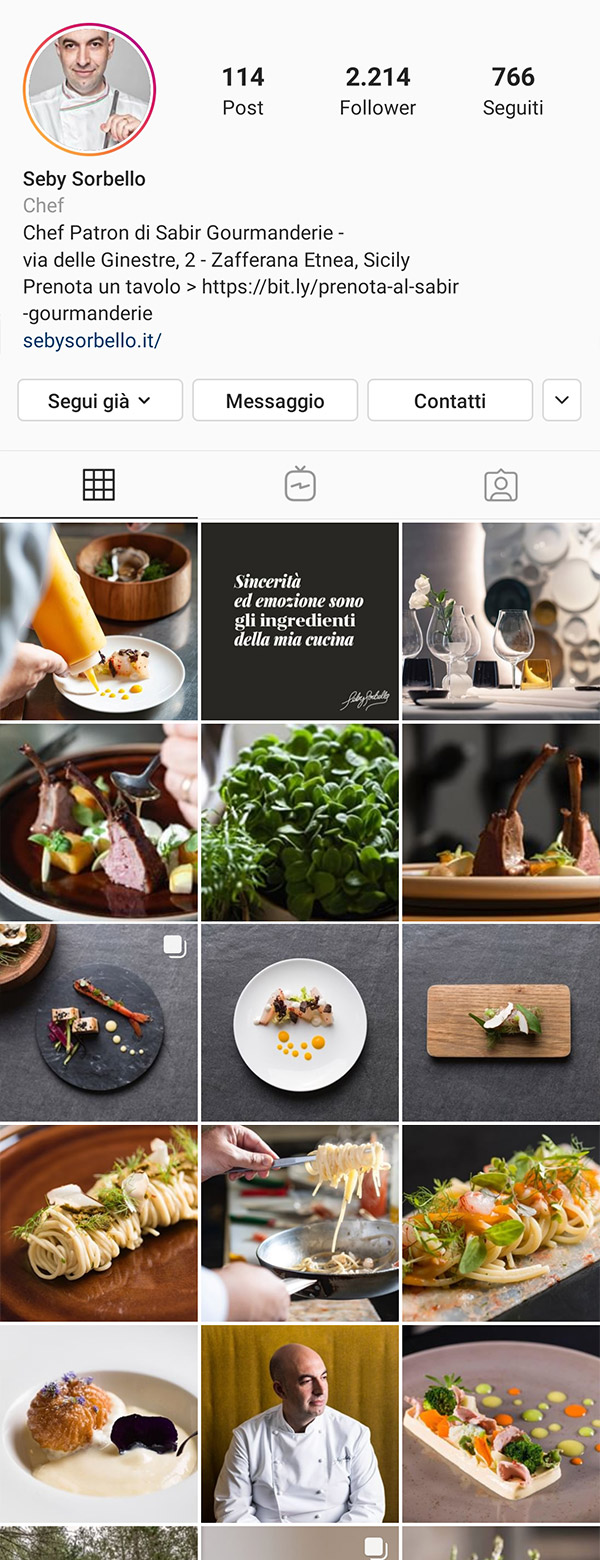 La Cook Instagram Seby Sorbello