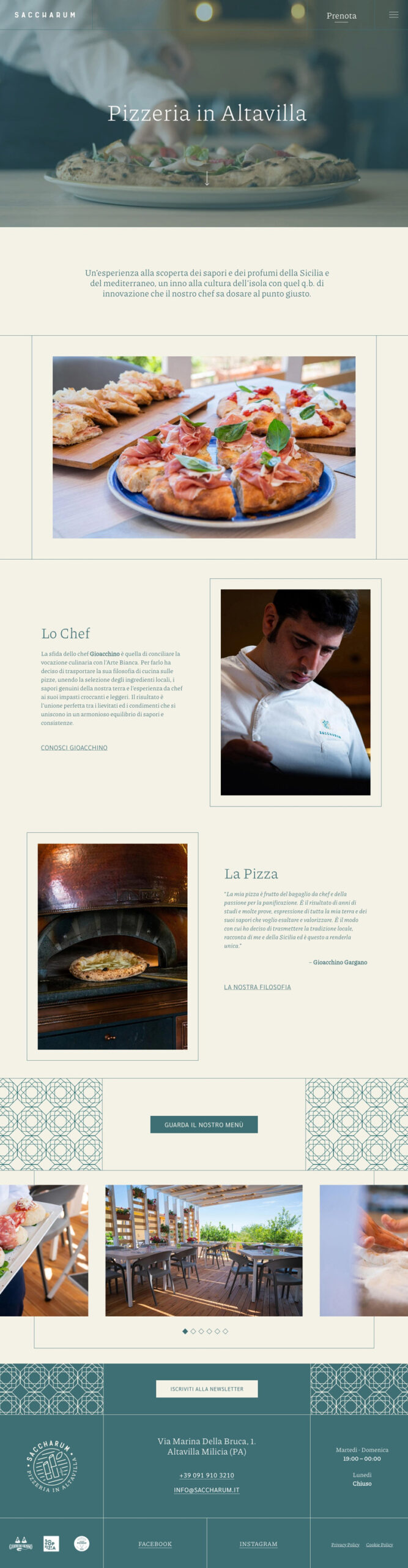 La Cook Work Saccharum Website