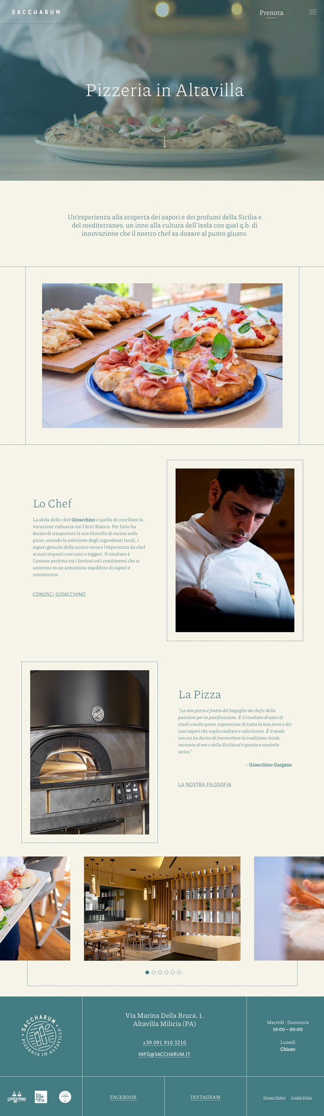 La Cook Work Saccharum Website